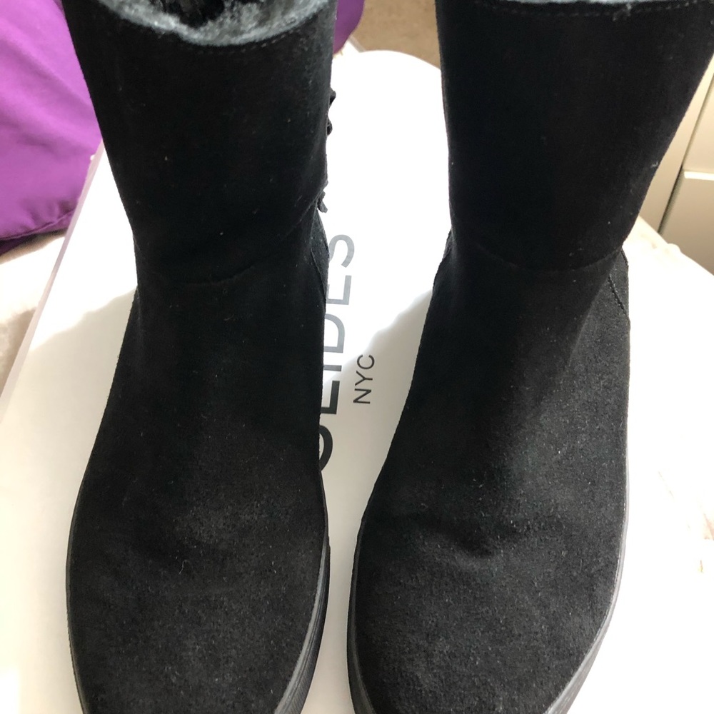 J/Slides Ruffled Boots Style Azalea - image 4